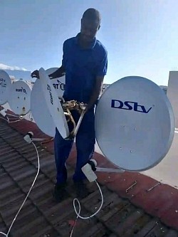 Repairing rusty dish